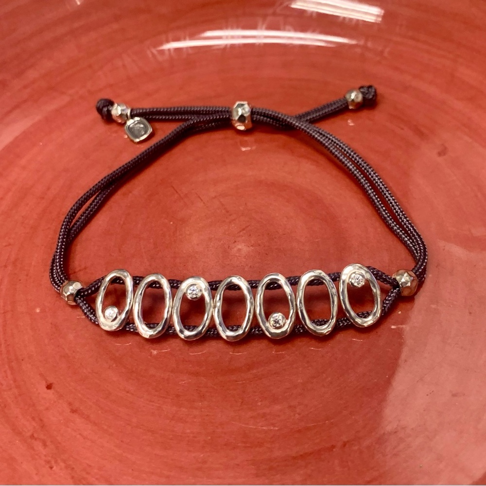 Silpada “Sweet Deal” Sterling Silver Cord Bracelet.